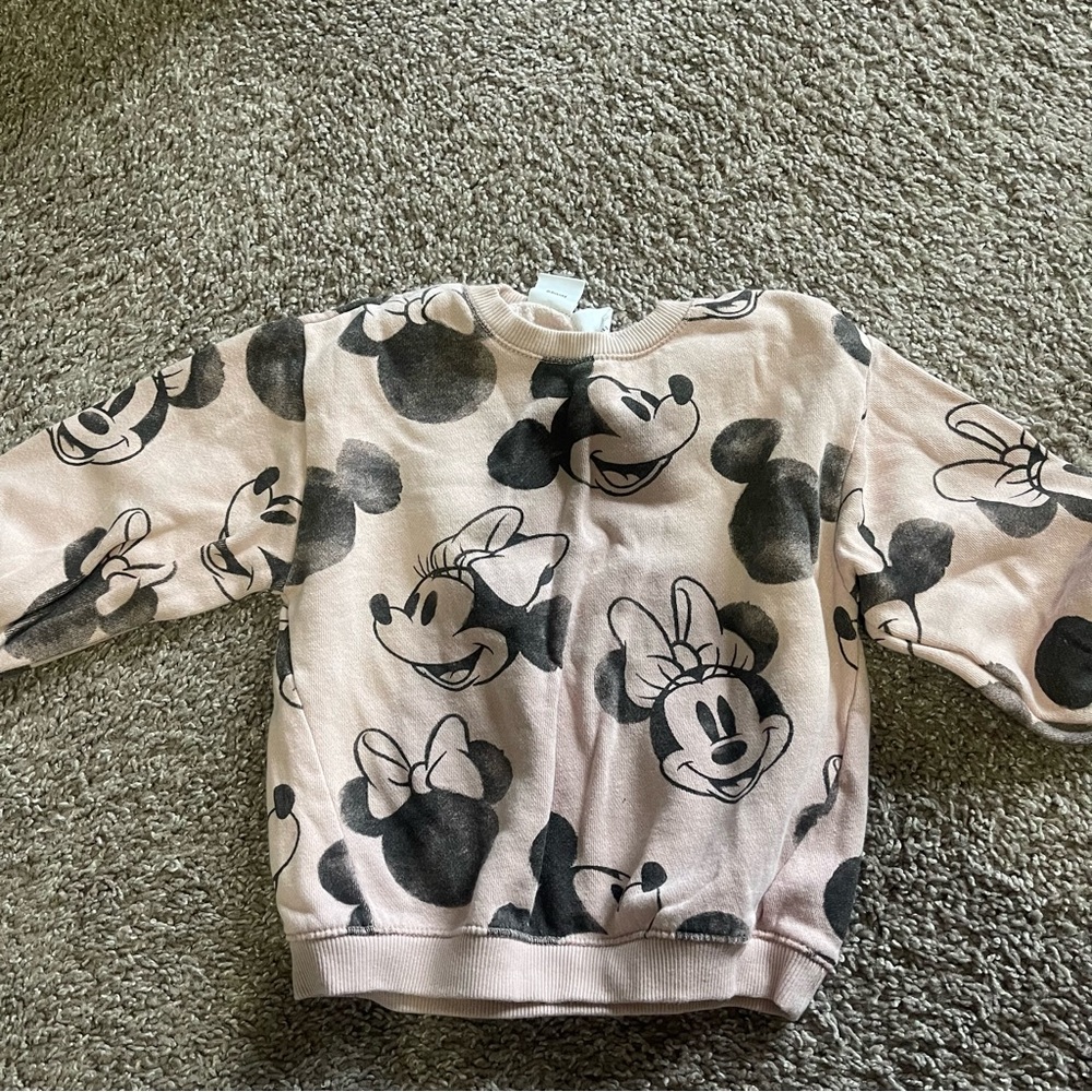 Zara Minnie Mouse girls sweater size 4-5